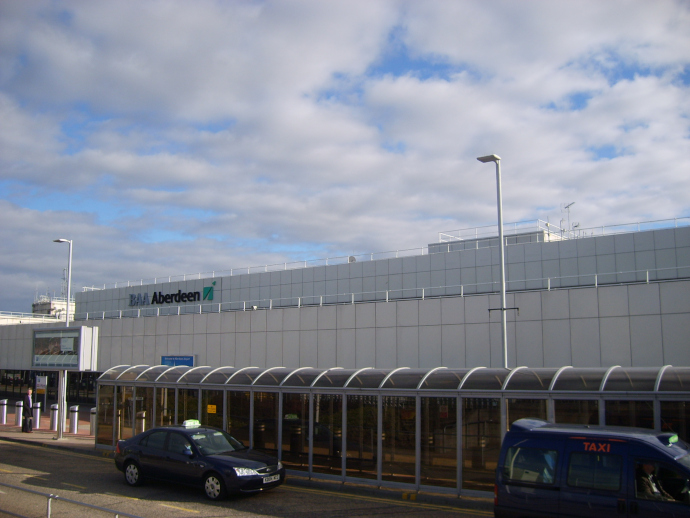 Aberdeen Airport has a single passenger terminal.