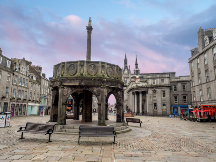 Aberdeen in Scotland is known as the Grey city. 